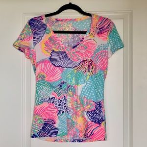 Lilly Pulitzer Coral Print T-Shirt